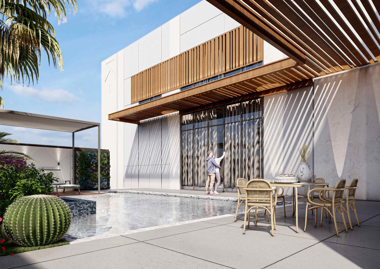 Villa Elevation & Landscape Redesign – Al Rahmaniya, Sharjah - Image 5