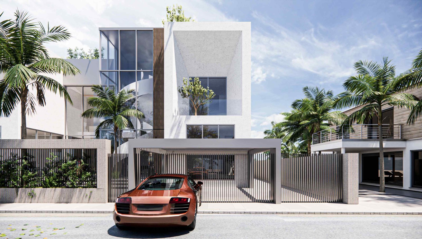 Private Villa Elevation, Telal Sharjah - Image 10