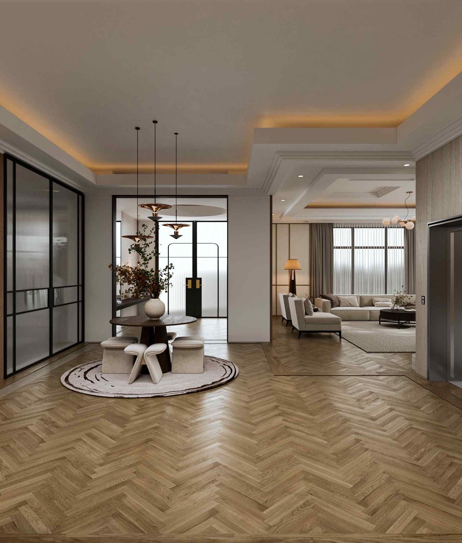 Residential Interior Design – Al Mizhar Villa, Dubai - Image 3