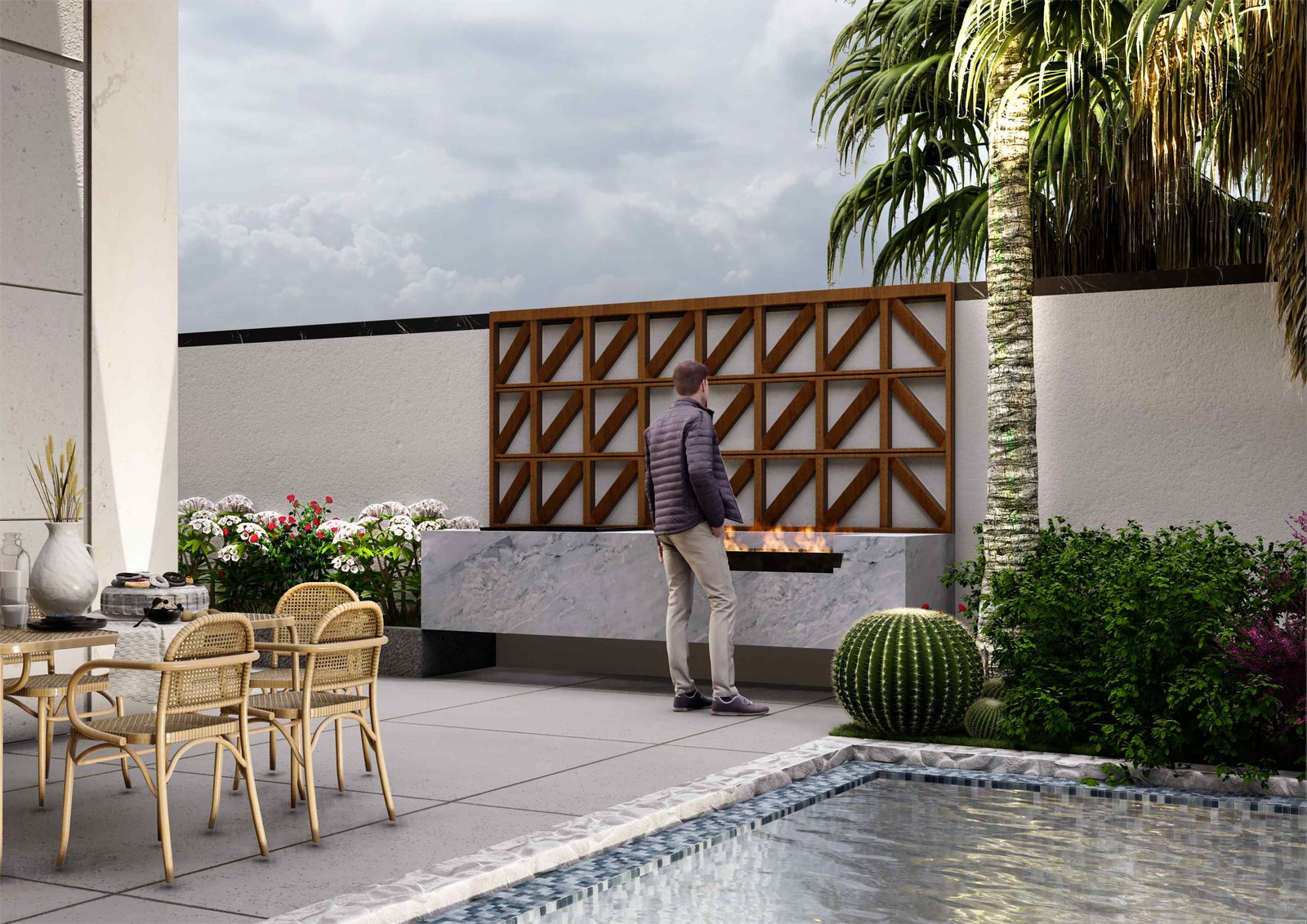 Villa Elevation & Landscape Redesign – Al Rahmaniya, Sharjah - Image 11